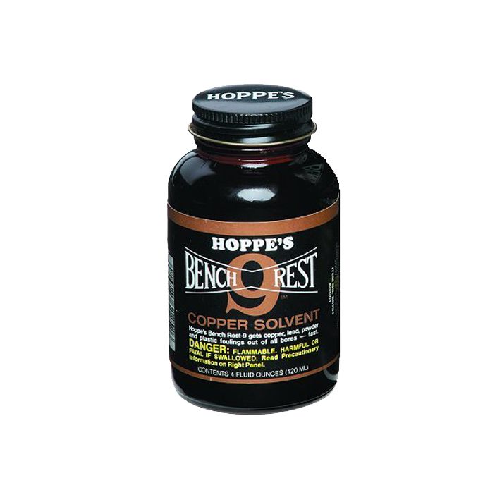 Hoppe's BR904 Bench Rest 9 Copper Bore Cleaner 5 oz. Bottle 10 Pack
