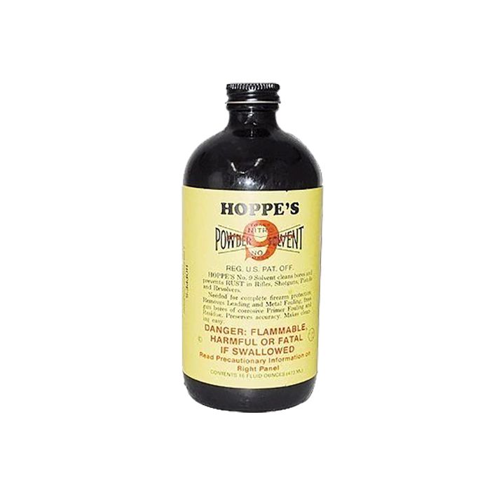 Hoppe's 916 No. 9 Bore Cleaner Removes Carbon Powder & Lead Fouling Child Proof Cap1 Pint (16 oz.) Bottle 10 Per Pack
