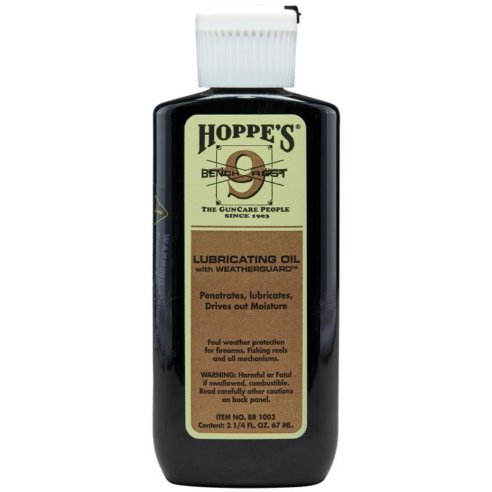 Hoppe's BR1003 No. 9 Bench Rest Lubricating Oil 2.25 oz. Squeeze Bottle 10 Per Pack