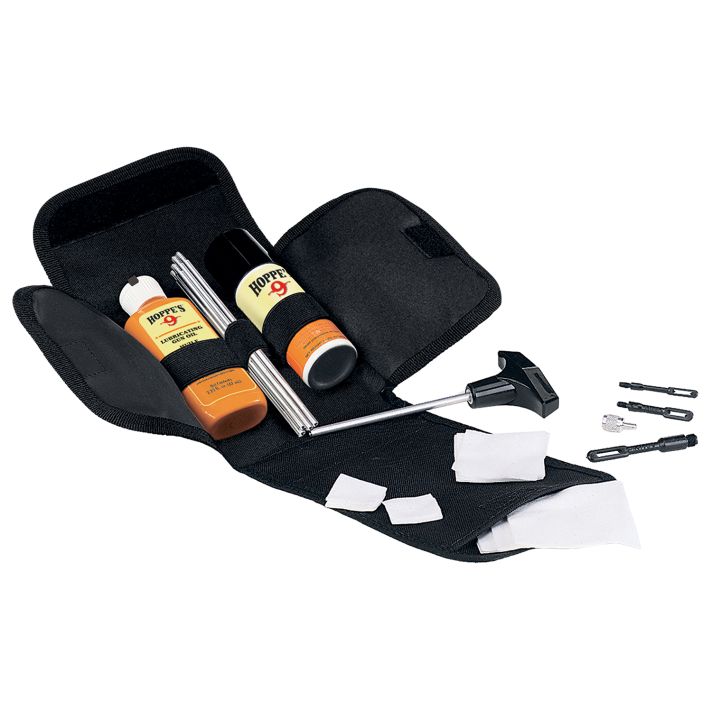 Hoppe's FC2 Universal Field Cleaning Kit Multi-Caliber/Black Compact Soft-Sided Case