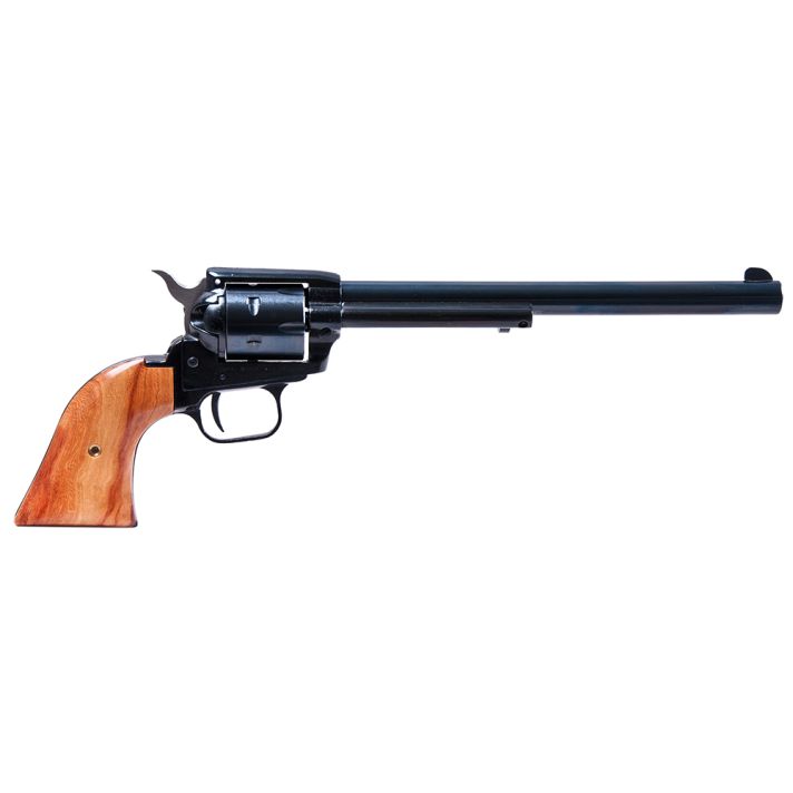 Heritage Mfg RR22MB9 Rough Rider22 LR/22 WMR 6 Shot, 9" Black Steel Barrel, Black Zinc Alloy Frame, Black Cylinder, Cocobolo Grip, Exposed Hammer