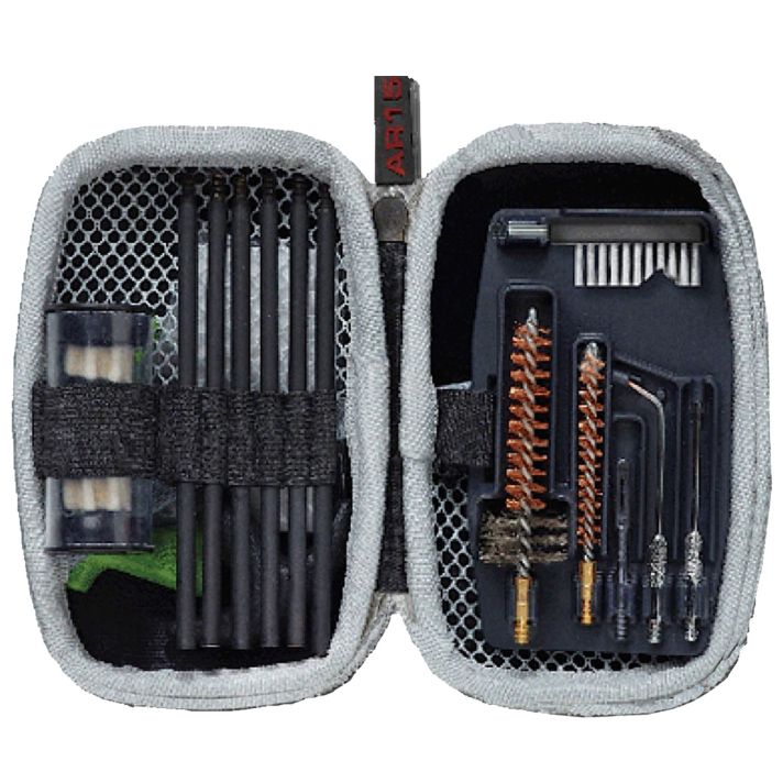 Real Avid AVGCKAR15 Gun Boss AR15 Kit 223 Rem/5.56 NATO AR Platform Firearm Bronze Bristles Includes Nylon Case