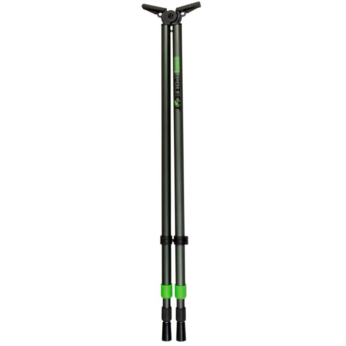 Primos 65483 Pole CatShooting Stick, Tall, Black Aluminum, 25-62"