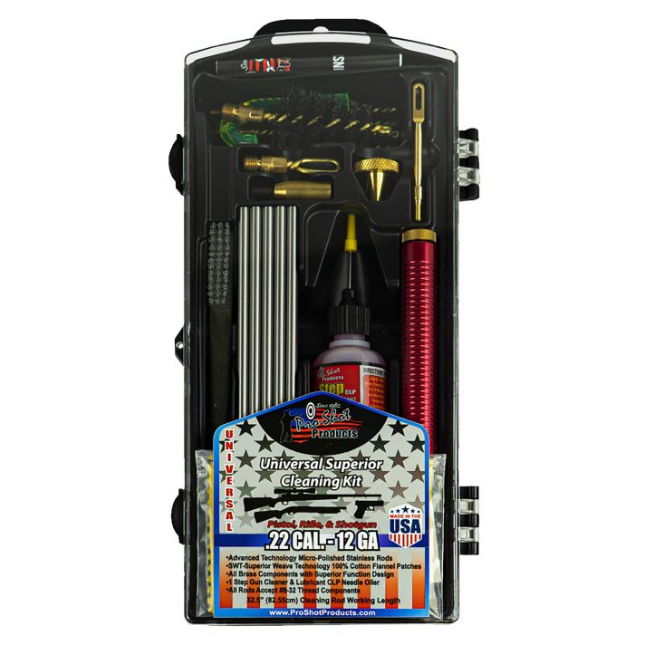 Pro-Shot PSUVKIT Universal Classic Box Kit Multi-Caliber Multi-Gauge/Yellow Plastic Case