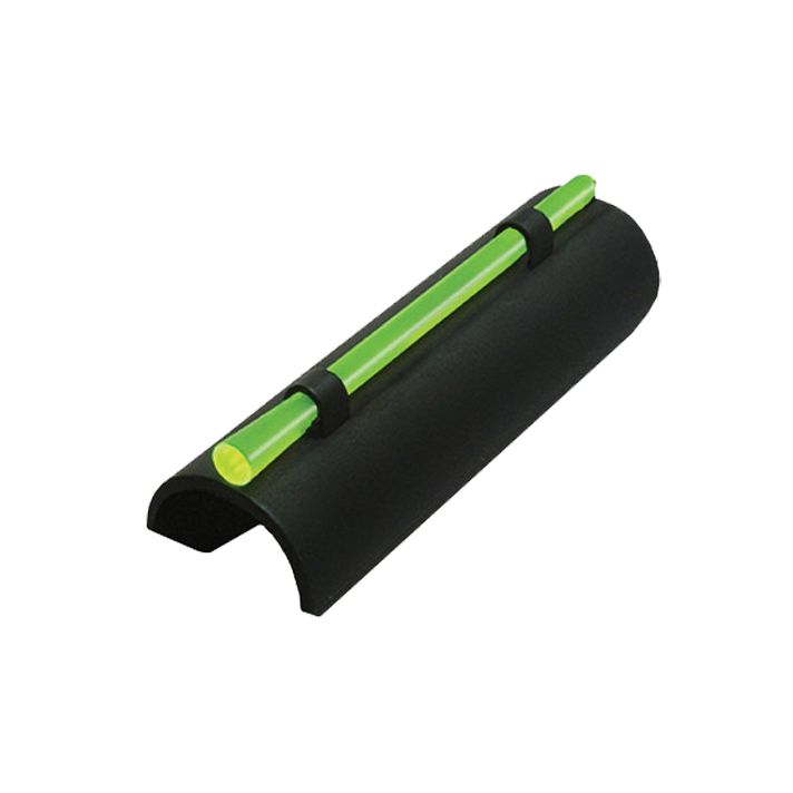 HiViz MPB MPB Plain Barrel Snap-On Front SightBlack | Green/Red Fiber Optic