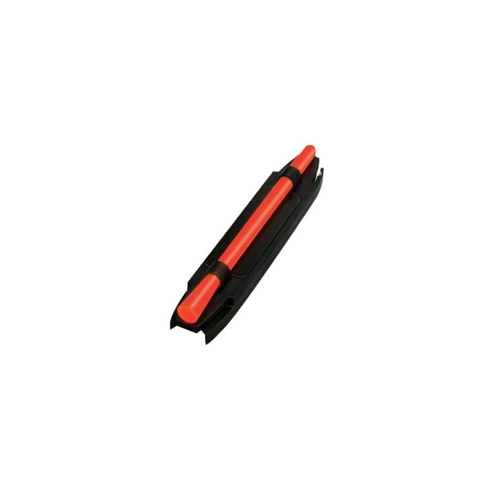 HiViz S300R S-Series Magnetic Front SightBlack | Red Fiber Optic