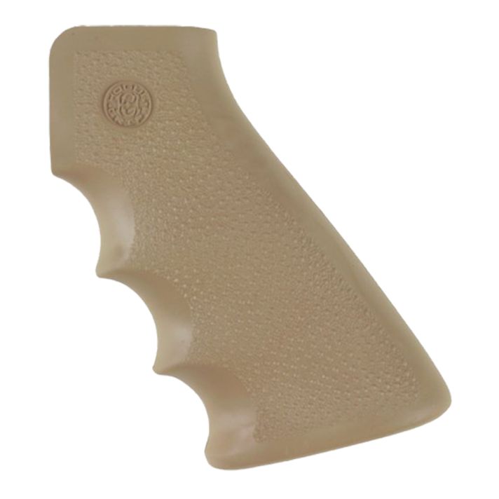 Hogue 15003 OverMolded Grip Desert Tan Rubber with Finger Grooves for AR-15, M16