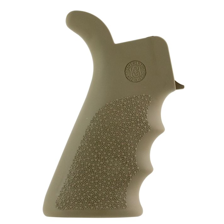 Hogue 15023 OverMolded Beavertail Cobblestone Desert Tan Rubber with AR-15, M16