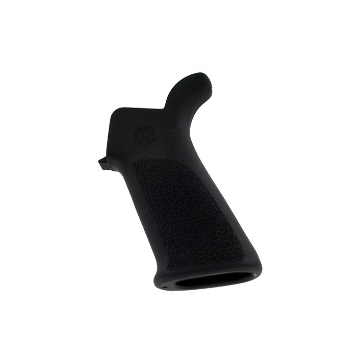 Hogue 15030 OverMolded Beavertail Cobblestone Black Rubber for AR-15, M16
