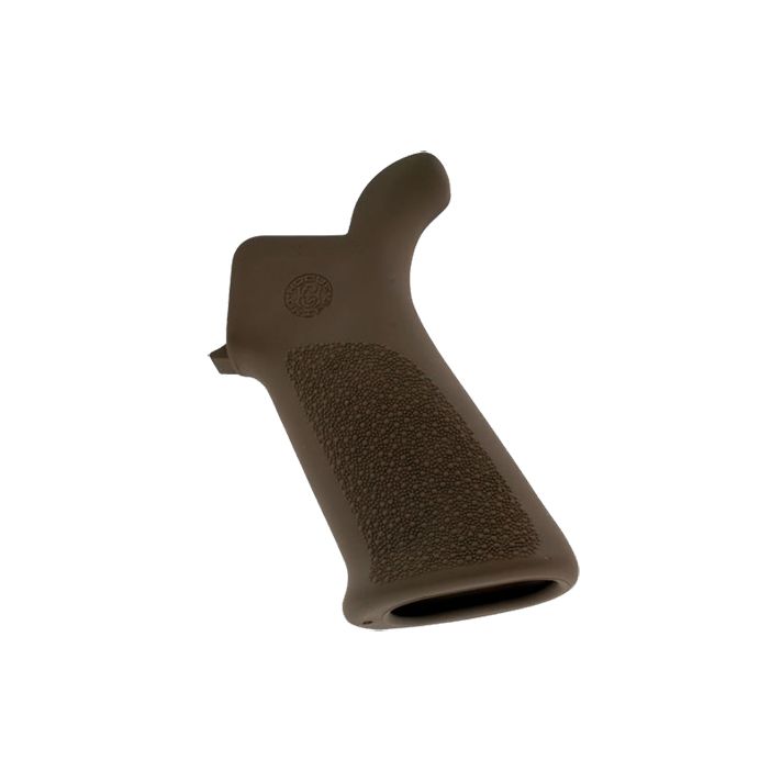 Hogue 15033 OverMolded Beavertail Cobblestone Desert Tan Rubber Pistol Grip for AR-15, M16