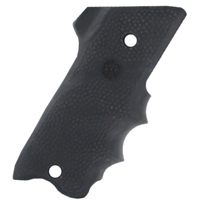 Hogue 82060 Rubber GripBlack with Finger Grooves & Right Hand Finger Rest for Ruger Mark II, III