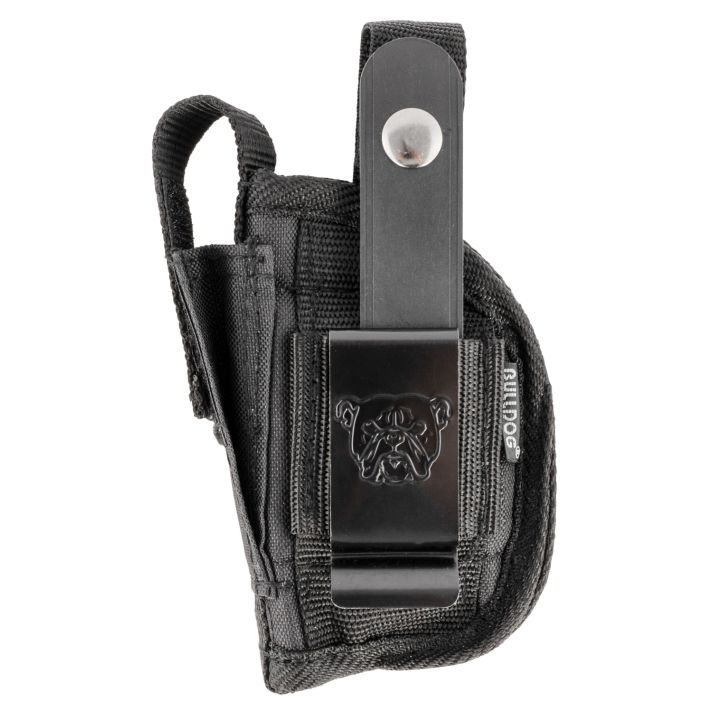 Bulldog FSN19SC ExtremeOWB Black Nylon Belt Loop/Clip Fits S&W Bodyguard Fits 2" Barrel Ambidextrous