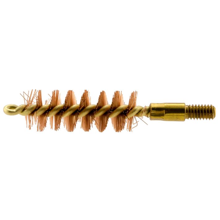 Pro-Shot 10P Bore Brush.40/ 10mm Cal Pistol #8-32 Thread Bronze Bristles Brass Core