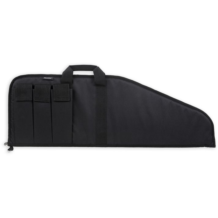 Bulldog BD49943 Pit Bull43" Black Floatable Water Resistant Nylon, Tricot Lining, 3 Velcro Exterior Magazine Pouches, Soft Padding