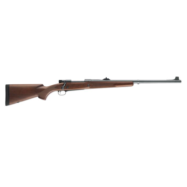 Winchester Guns 535204144 Model 70 Safari Express 458 Win Mag 3+1 24" Satin Walnut Stock Matte Blued Right Hand