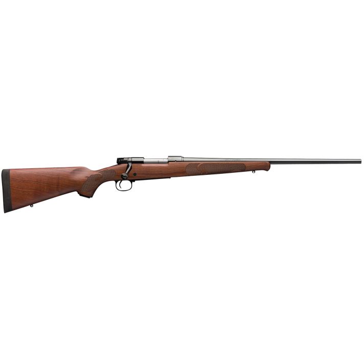Winchester Guns 535200226 Model 70 Featherweight 270 Win 5+1 Cap 22" Brushed Polish Blued Rec/Barrel Satin Walnut Fixed with Feather Checkering Stock Right Hand with MOA Trigger System (Full Size)