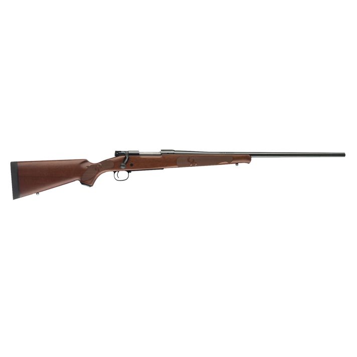 Winchester Guns 535200229 Model 70 Featherweight 264 Win Mag 3+1 Cap 24" Brushed Polish Blued Rec/Barrel Satin Walnut Fixed with Feather Checkering Stock Right Hand with MOA Trigger System (Full Size)