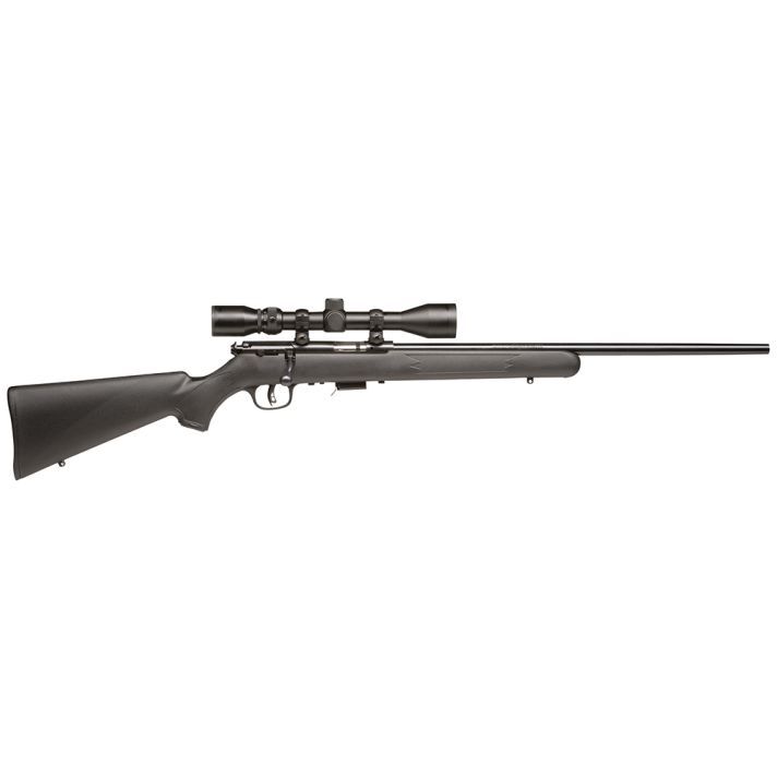 Savage Arms 91806 93 FXP Full Size 22 WMR 5+1 21" Matte Black Sporter Barrel, Matte Black Drilled & Tapped Carbon Steel Receiver, Matte Black Fixed Synthetic Stock, 3-9x40mm Duplex, Right Hand