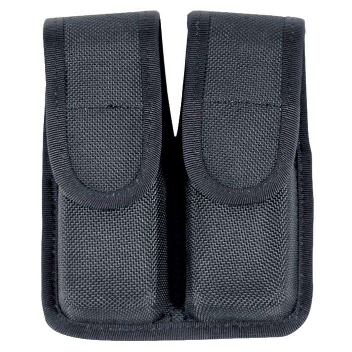 Blackhawk 44A000BK Double Mag PouchBlack Cordura Compatible w/Single Stack/9mm/40/45