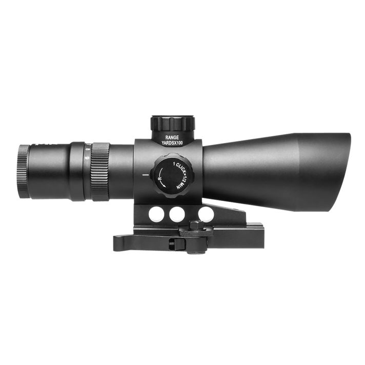 NcStar STP3942GV2 Mark III Tactical Gen 2 Black Hardcoat Anodized 3-9x 42mm Dual (Blue/Green) Illuminated P4 Sniper Reticle