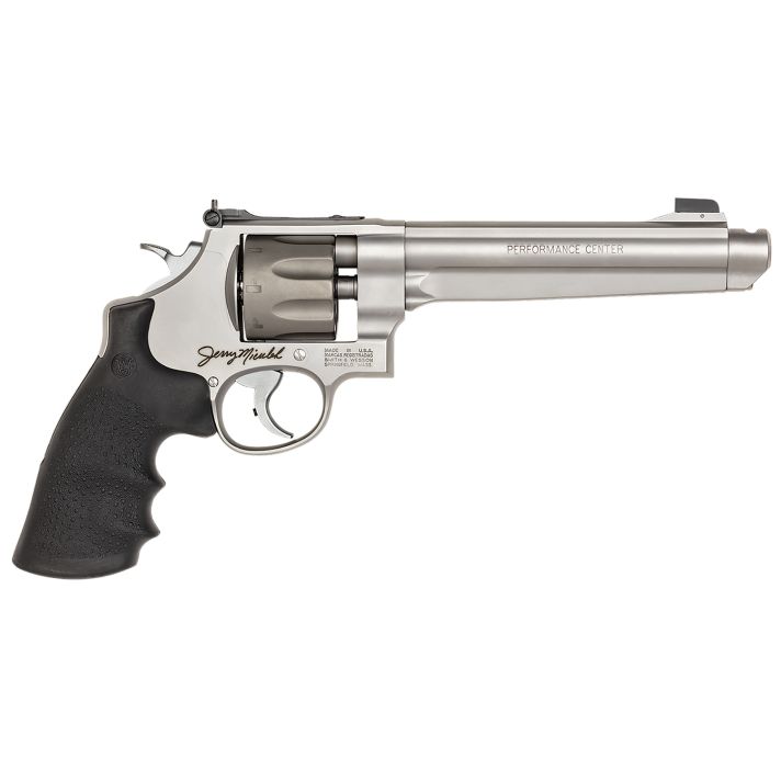 Smith & Wesson 170341 Model 929 Performance Center9mm Luger 6.50" Stainless Barrel, 8rd Titanium Cylinder, Matte Stainless Steel N-Frame, Chromed Teardrop Hammer, Jerry Miculek Signature