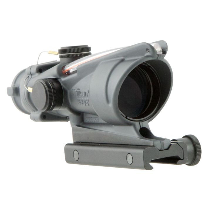 Trijicon 100308 ACOGSniper Gray 4x 32mm Illuminated Red Chevron .223/5.56 BDC Reticle