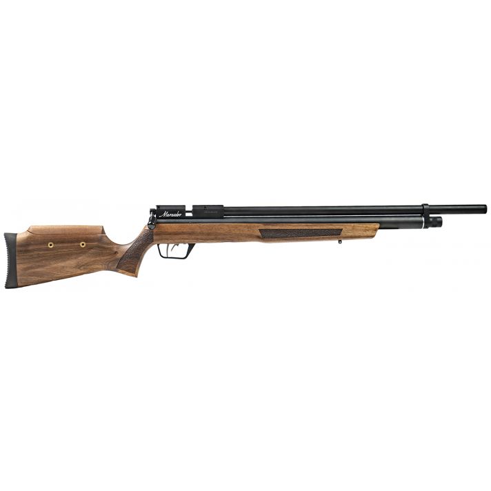 Benjamin BP2264W MarauderPCP 22 Pellet 10+1 Shot Black Black Receiver Hardwood Fixed w/Adj Comb Stock