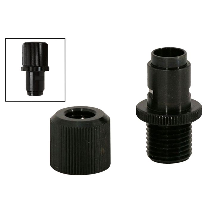 Walther Arms 512105 Threaded Barrel AdapterP22 Black Nitride Stainless Steel 1/2"-28 tpi Handgun