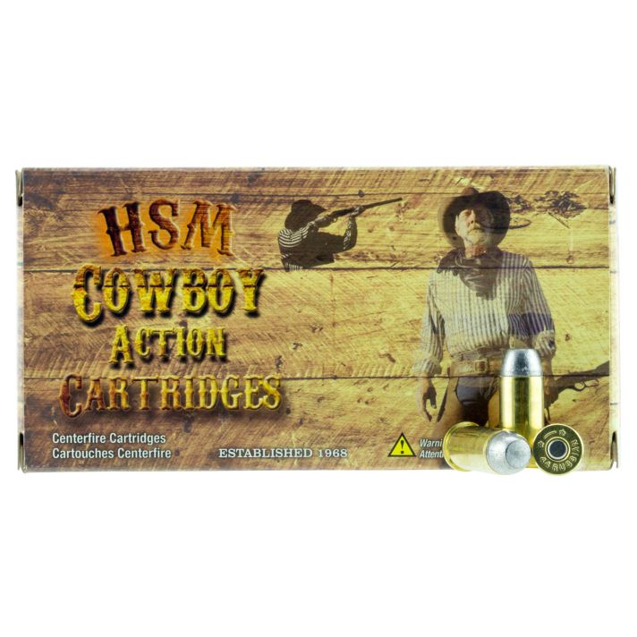 HSM 44R1N Cowboy Action44 Russian 200 gr Round Nose Flat Point 50 Per Box/ 10 Case