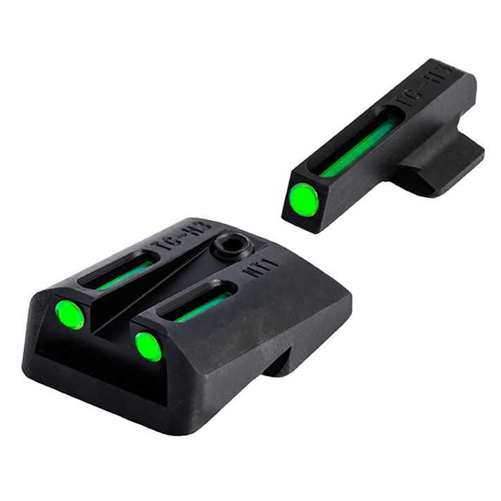 TruGlo TG131NTI TFOGreen/Tritium/Fiber Optic Front Sight-Green/Tritium/Fiber Optic Rear Sight 1911 Government