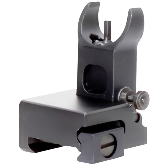 Aim Sports MT200 AR Low Profile Front Flip Up SightBlack Anodized Low Profile for AR-15