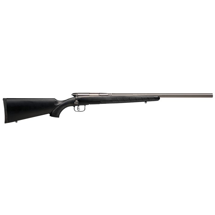 Savage Arms 96915 B.MAGFull Size 17 WSM 8+1 22" Matte Heavy Barrel, Matte Drilled & Tapped Stainless Steel Receiver, Matte Black Fixed Synthetic Stock, Right Hand