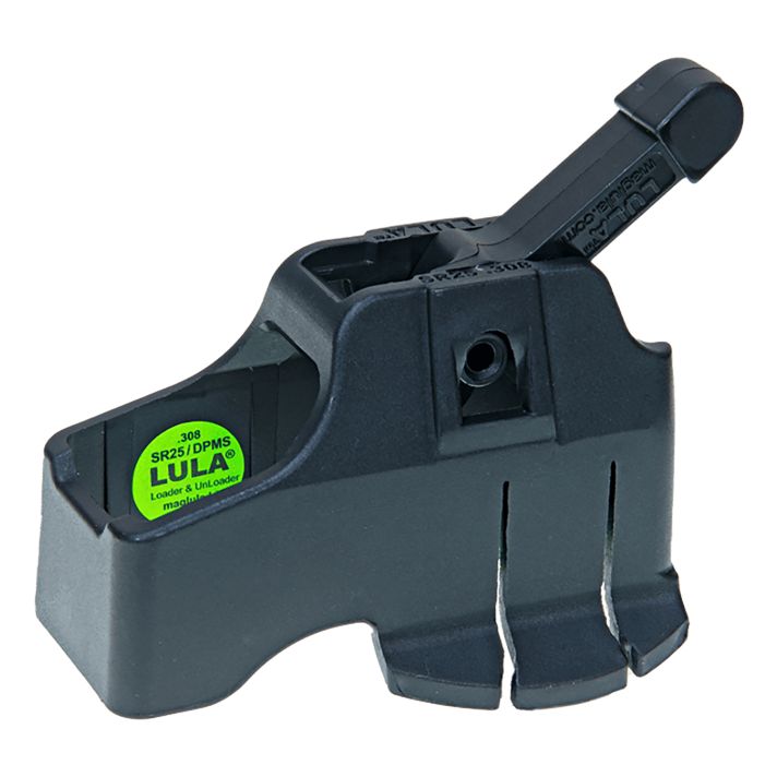 Maglula LU21B LULA Loader & Unloader Made of Polymer with Black Finish for 308 Win, 7.62x51mm NATO SR25, DPMS