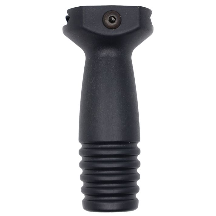 Ergo 4253BK Pop Bottle Vertical Forward Grip Black Polymer, Ribbed Lower for Picatinny Rail