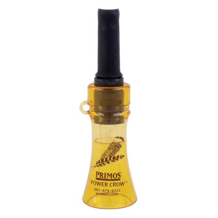 Primos 330 Power CrowOpen Call Crow Sounds Attracts Crow/Turkey Black/Yellow Plastic