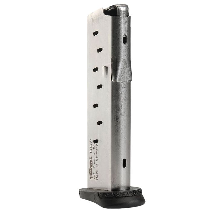Walther Arms 50860002 CCP8rd 9mm Luger Nickel Steel