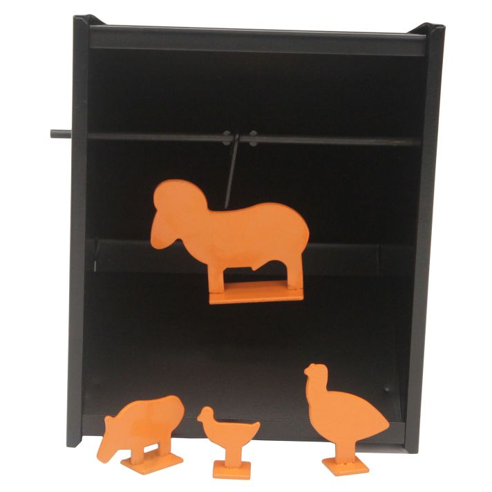 Beeman 2085 Pellet TrapSteel Orange Target Airgun Metal Silhouette/Paper Targets