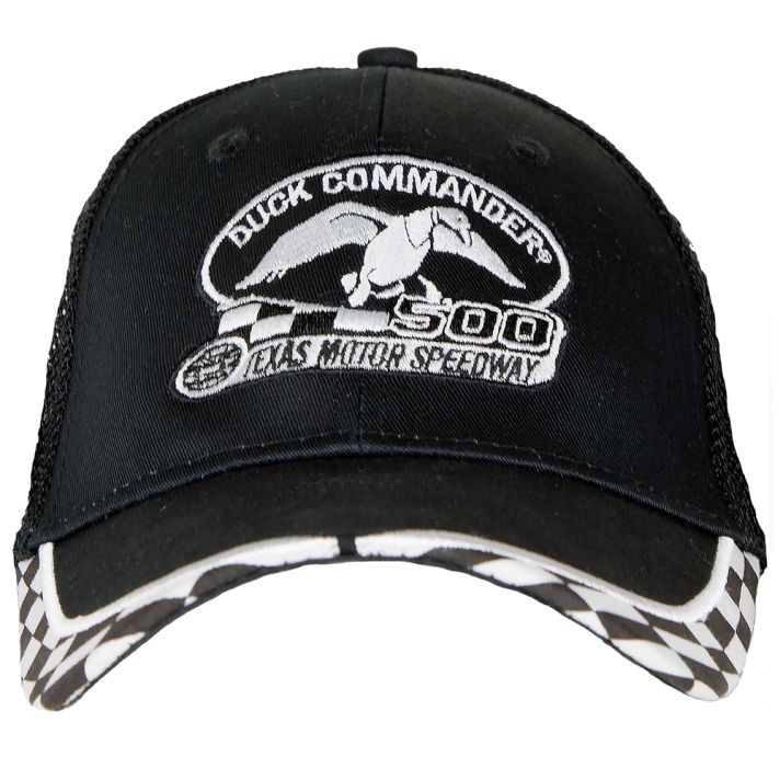 Duck Commander DHDC50001 Sports CapDuck Commander Texas Motor Speedway DHDC50001 Logo Hat Mesh Black One Size Cotton/Poly Mesh