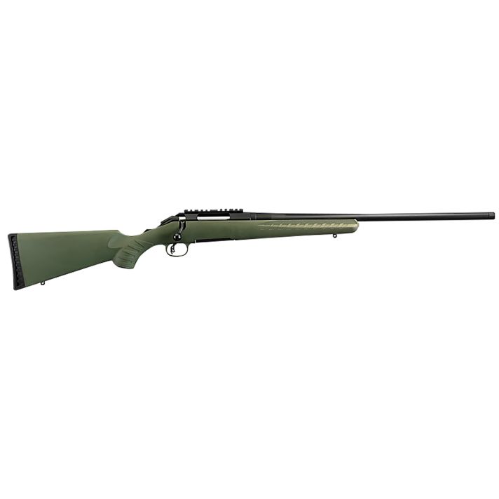 Ruger 6973 American PredatorFull Size 6.5 Creedmoor 4+1 22" Matte Black Threaded Barrel, Matte Black Steel Receiver w/Picatinny Rail, Moss Green Fixed Synthetic Stock