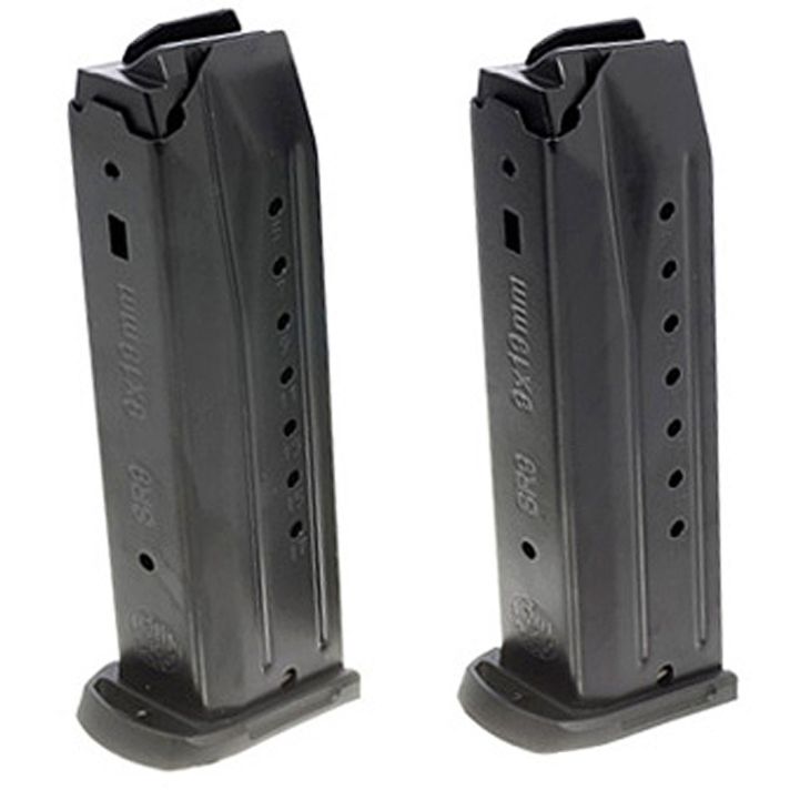 Ruger 90449 SR9C Value Pack 17rd Magazine Fits Ruger SR/SRc/9E 9mm Luger Blued 2 Pack