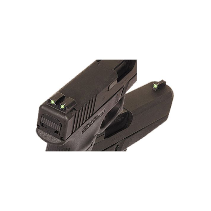 TruGlo TG231R2 TritiumBlack | Green Tritium Front Sight Green Tritium Rear Sight