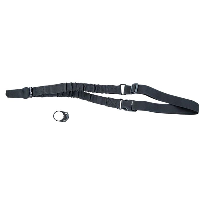 Caldwell 156215 Single Point Tactical Sling Black Nylon Adjustable Bungee AR Platform