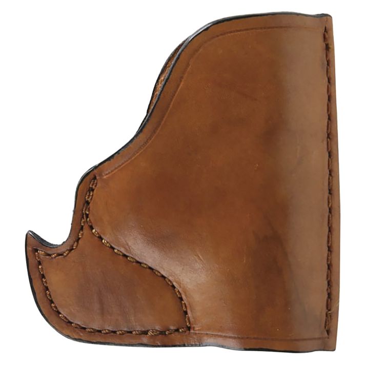 Bulldog MLTIP Inside The PocketTan Leather Fits Micro Pistols 22/25/380 Fits Ruger LCP/Walther PPK Ambidextrous