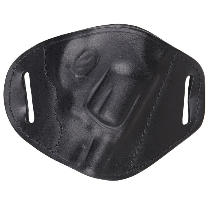 Bulldog MLBRS MoldedOWB Black Leather Belt Slide Fits S&W J Frame Fits 2-4" Barrel Right Hand