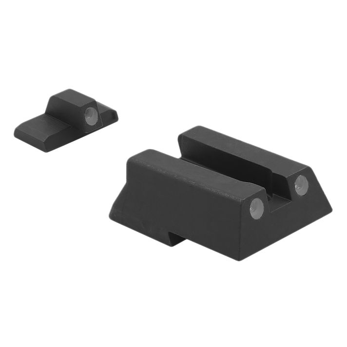 Meprolight USA 115453101 Tru-Dot Green Tritium Green Tritium Front/Orange Tritium Rear Sight, H&K VP9/HK45/HK45C/P30/SFP9