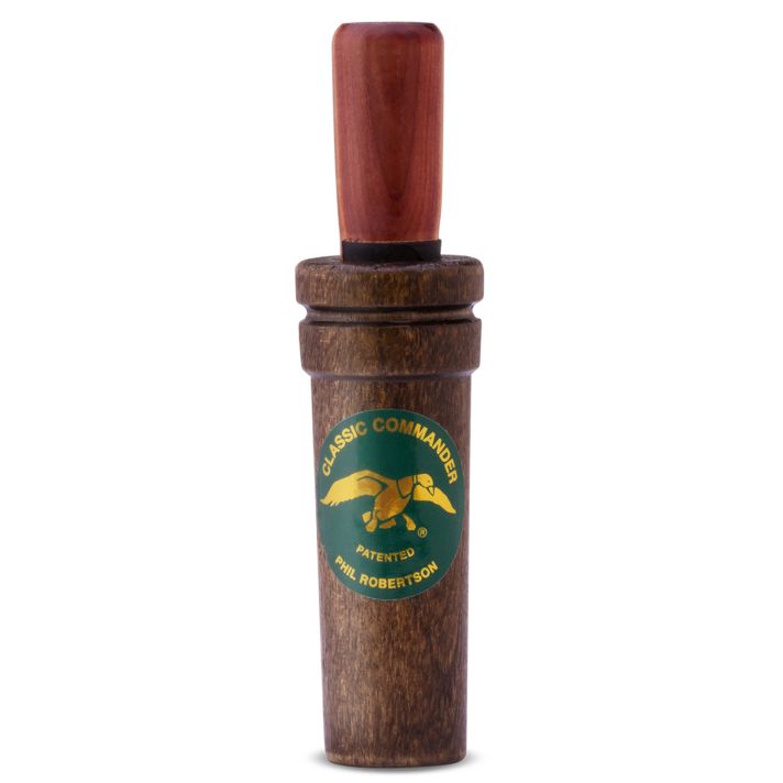 Duck Commander DC200 Classic Commander Open Call Double Reed, Mallard Hen Attracts Ducks, Natural Wood