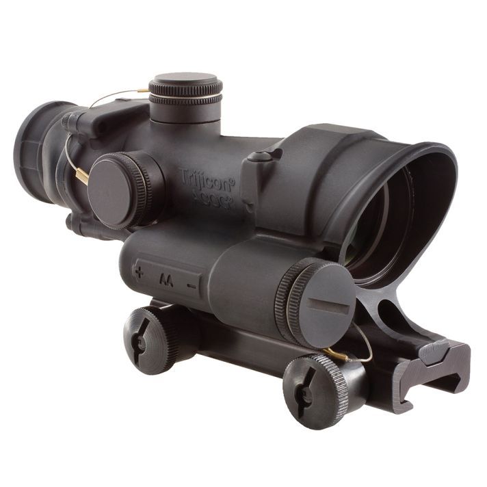 Trijicon 100190 ACOGBlack Hardcoat Anodized 4x 32mm LED Illuminated Red Crosshair .223/5.56 BDC Reticle
