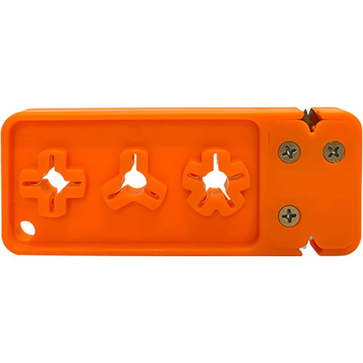 AccuSharp 013C Broadhead Sharpener & Wrench Tungsten Carbide Sharpener Orange
