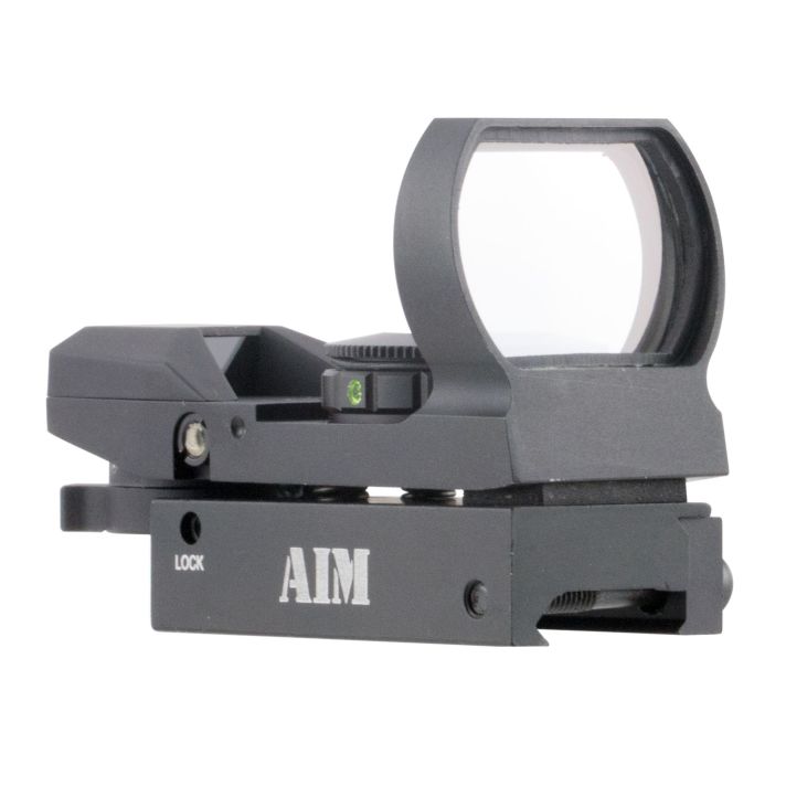 Aim Sports RT4WF1 Reflex Sight Warfare Edition Matte Black 1x 24mm x 34mm Red/Green Multi Reticle