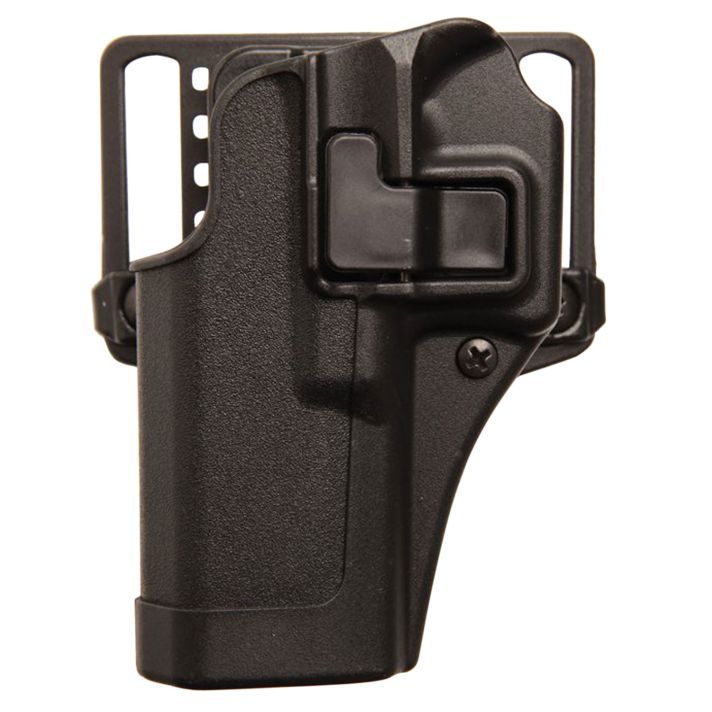 Blackhawk 410567BKL Serpa CQCOWB Matte Black Polymer Belt Loop/Paddle Compatible w/Glock 42 Left Hand